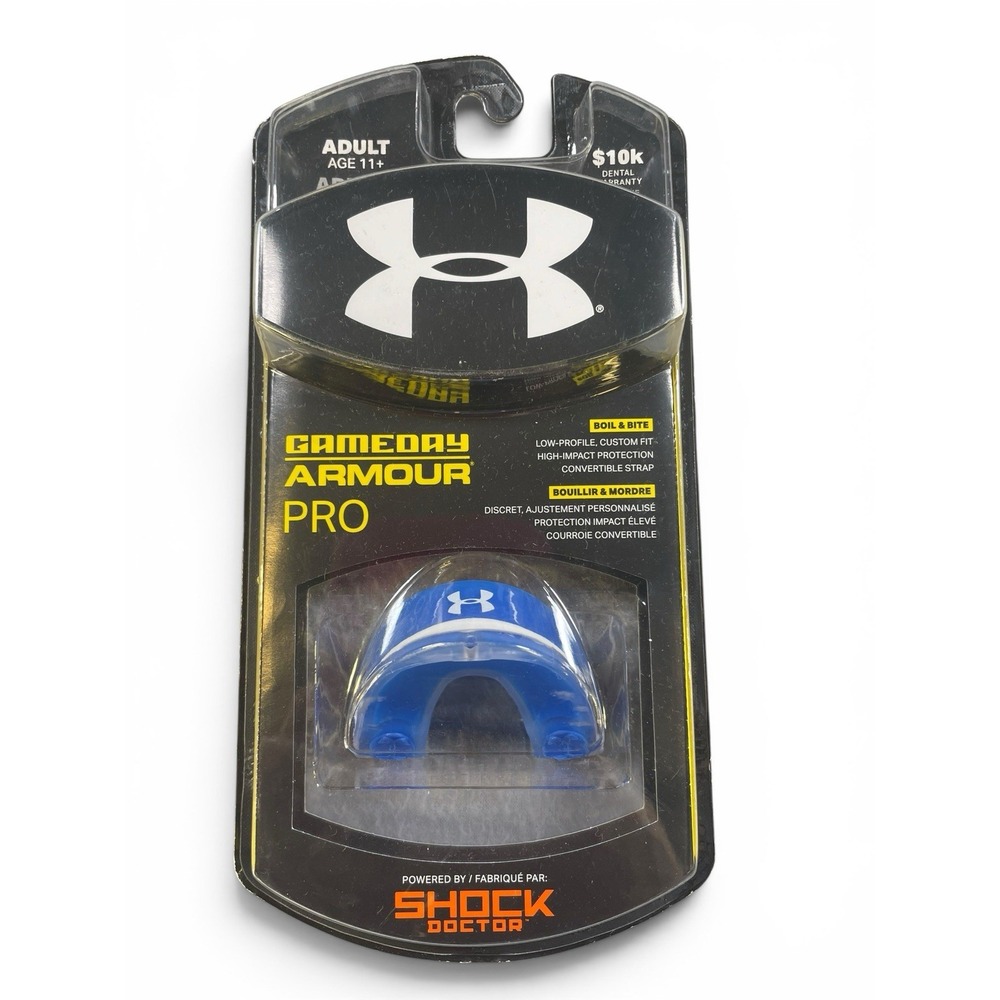 Under Armour UA Gameday Armour Pro Mouthguard Adult Blue Shock Doctor